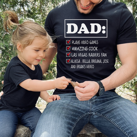 Father's Day Personalized shirt