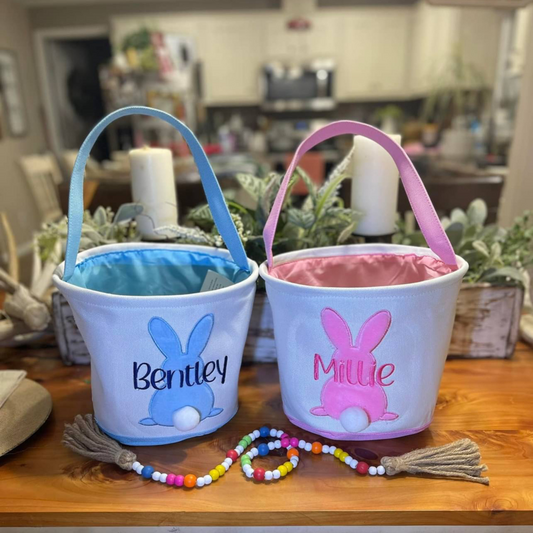 Easter Baskets Bunny Personalized with Childs name