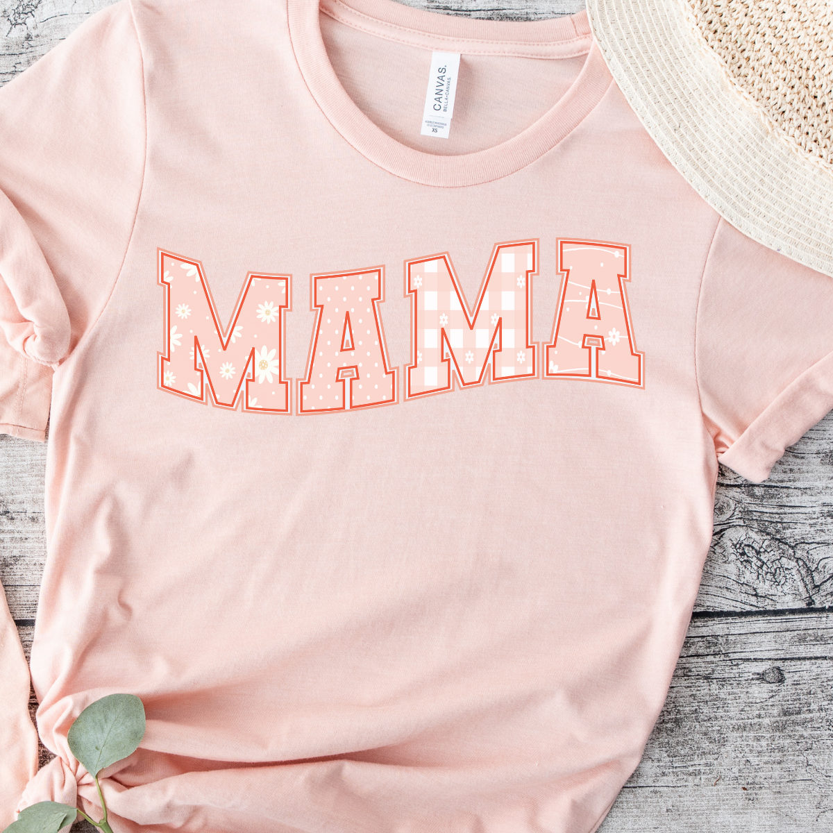 Mama Shirt peach blossom