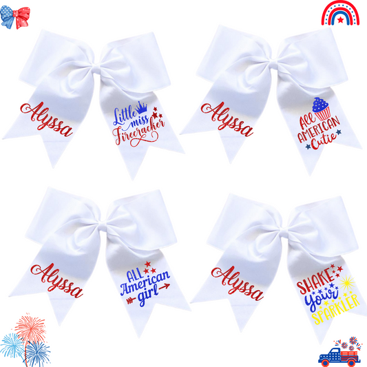 4th of July bows Hairbows