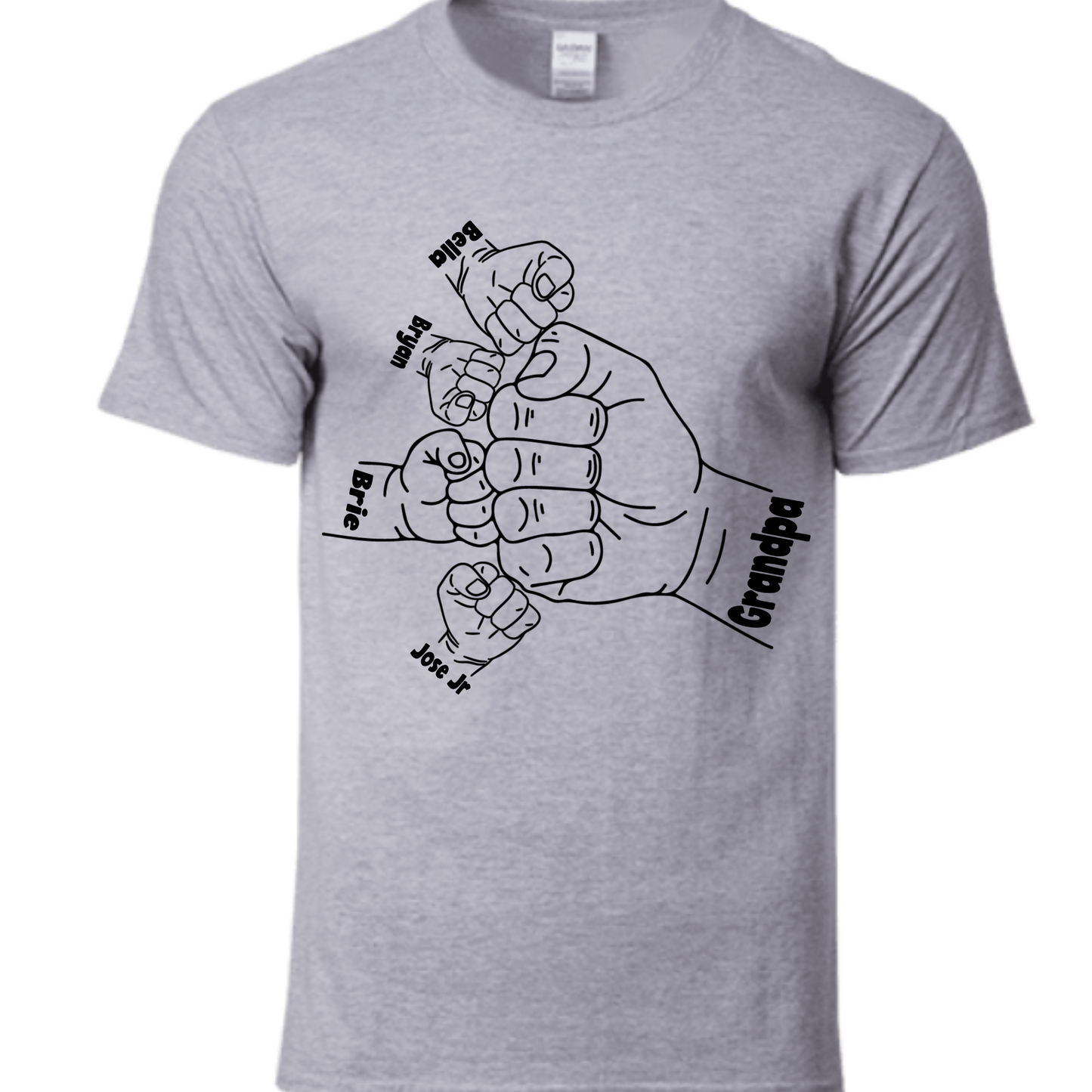 Father's Day Personalized Shirt Fist Bump