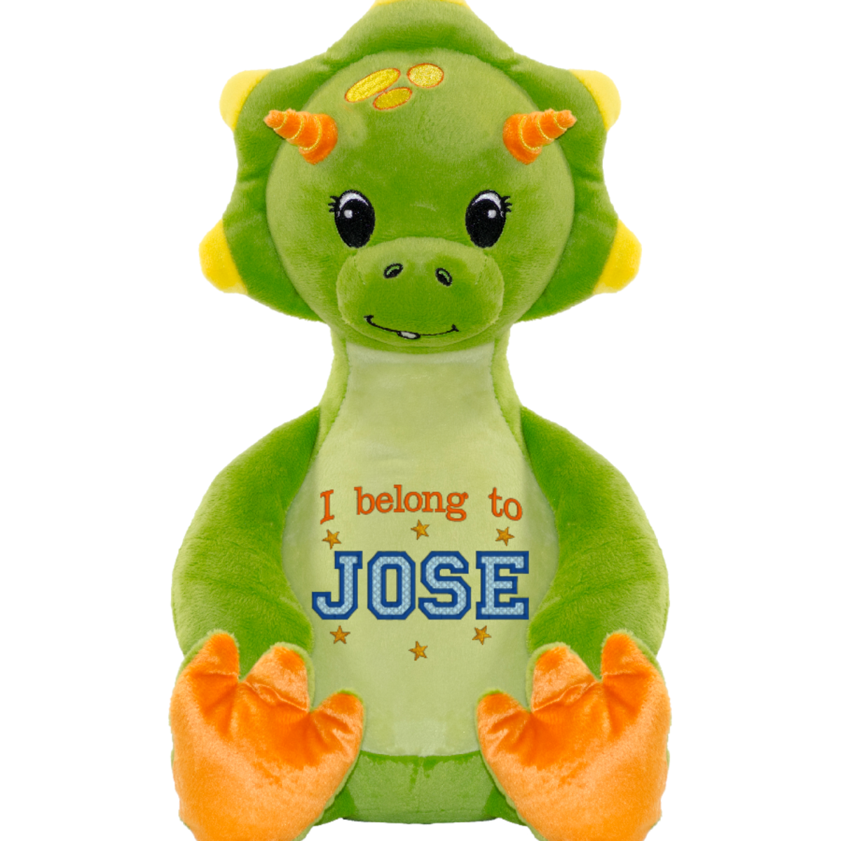 Green Dinosaur Personalized with Name only