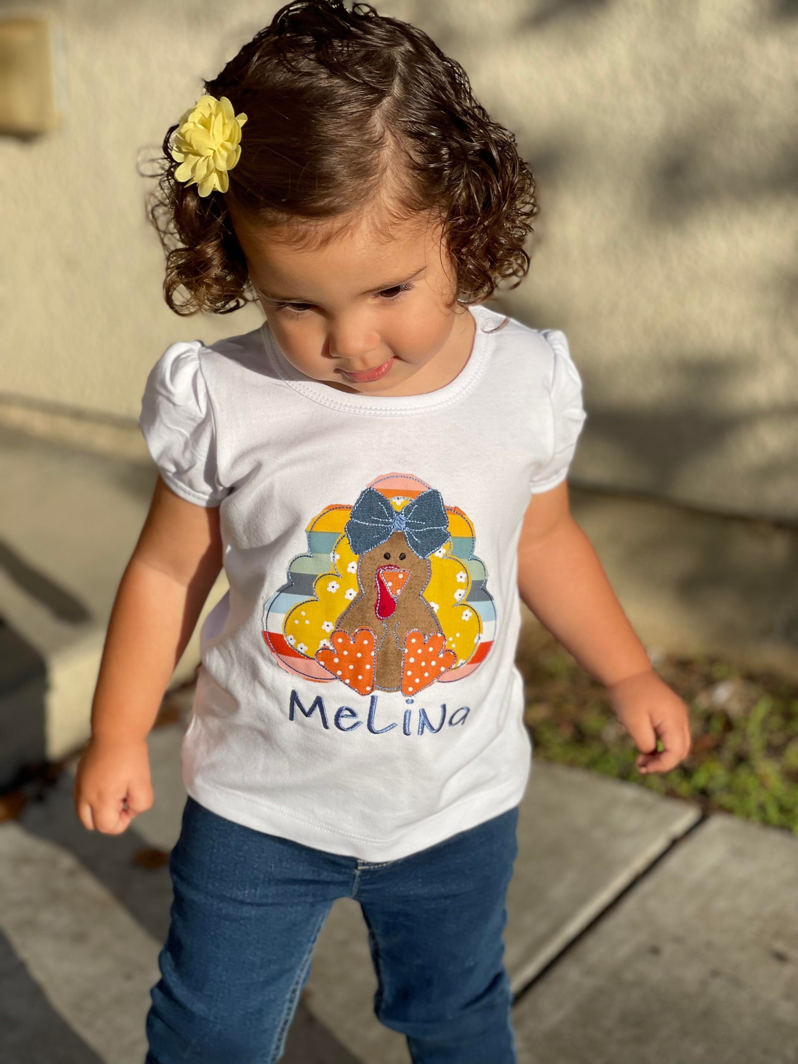 Girls thanksgiving outlet shirt