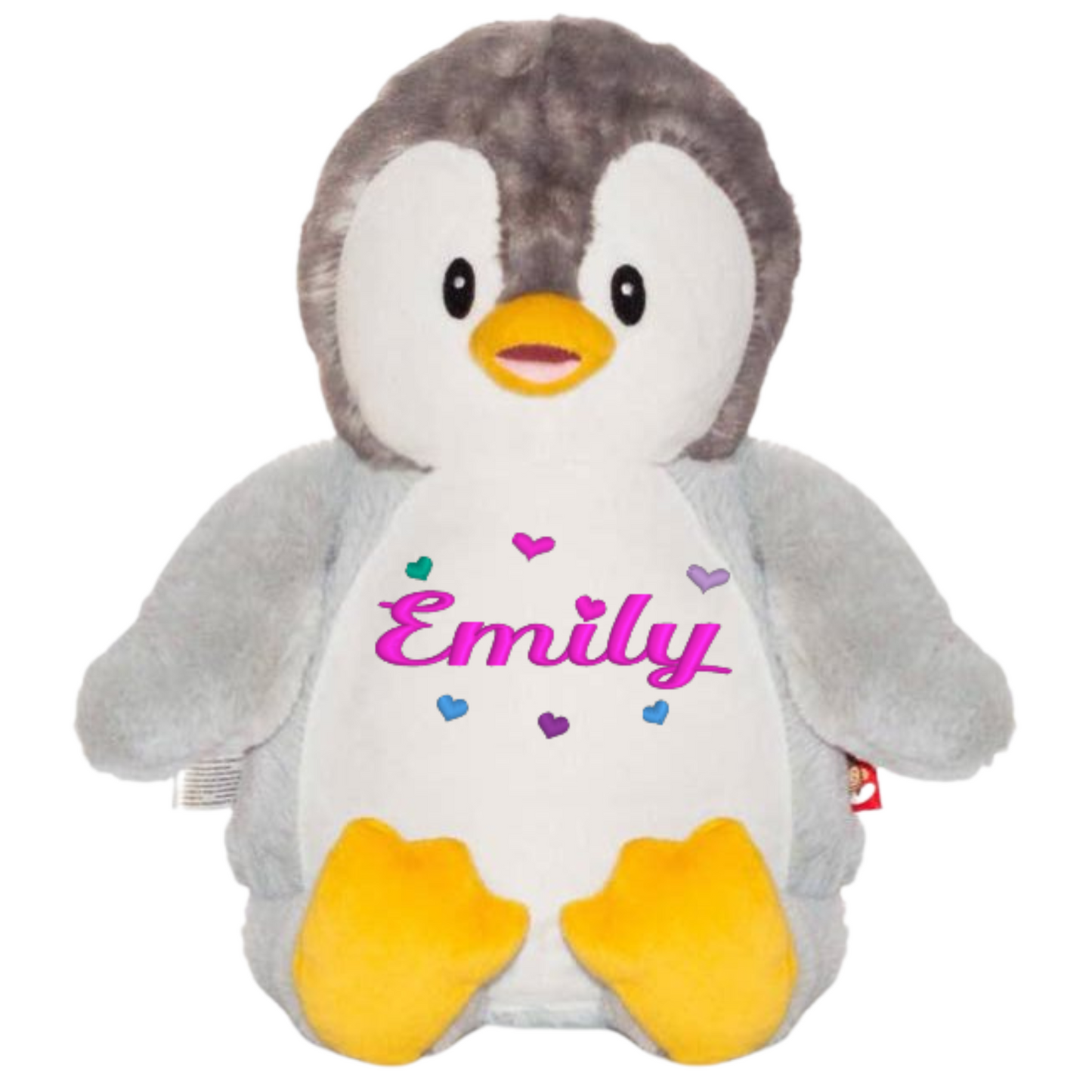Penguin Stuffed Animal Personalized with name for a girl