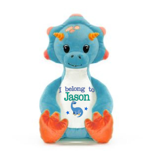 Blue Dinosaur with Name only