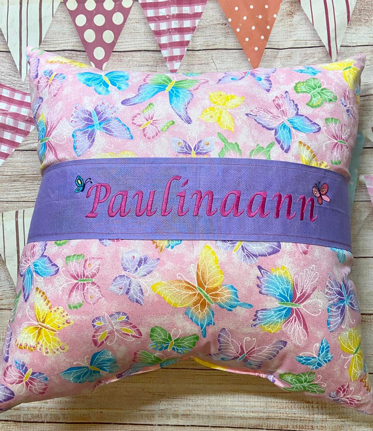 Butterfly Personalized Pillow