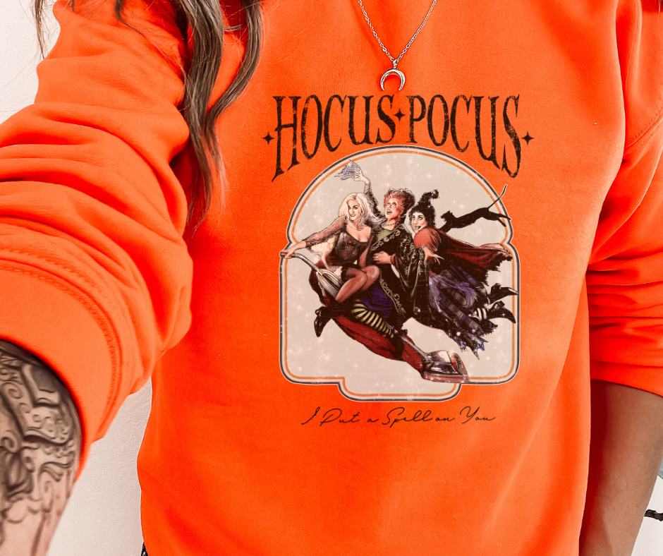 Hocus Pocus I put a spell on you Crewneck Sweater