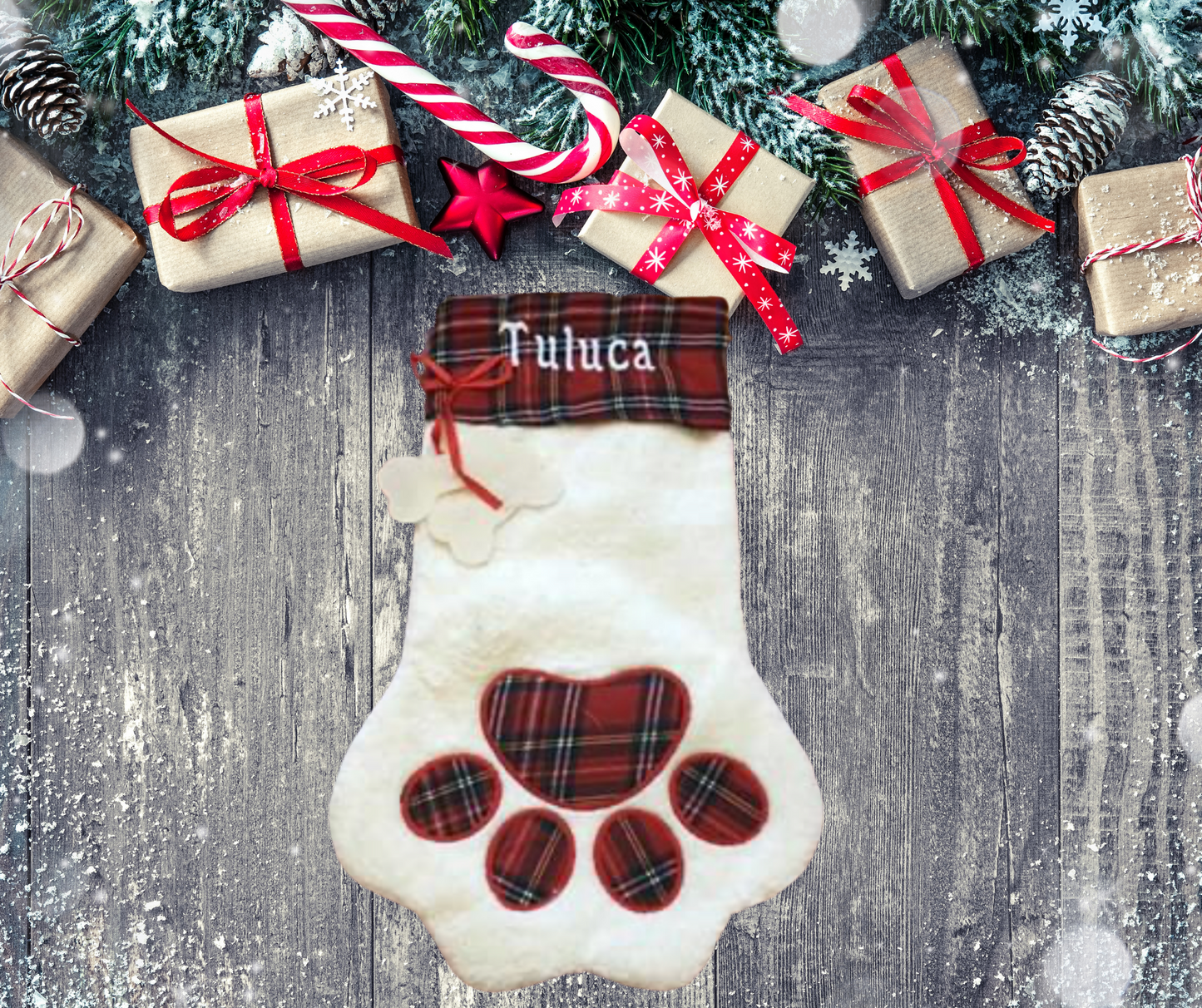 Christmas Stocking, Secret Santa gift, CO-Worker gift, Pet Stocking