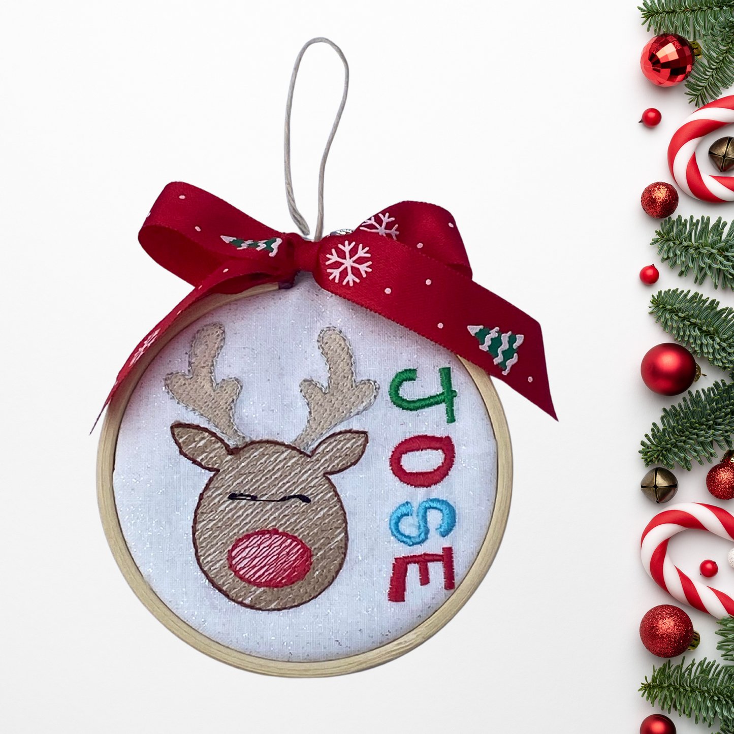 Christmas Ornament Personalized Reindeer for boys