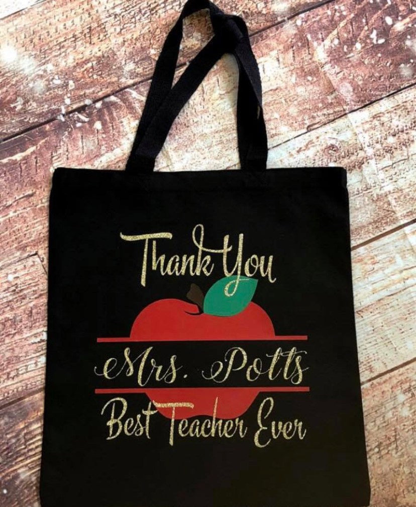 Teacher gift Personalized Tote bag